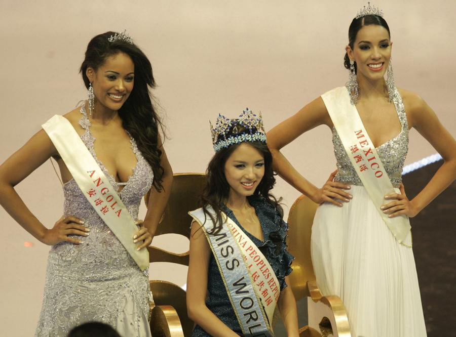 Pierwszą wicemiss została Micaela Reis (L),drugą wicemiss została Carolina Moran
