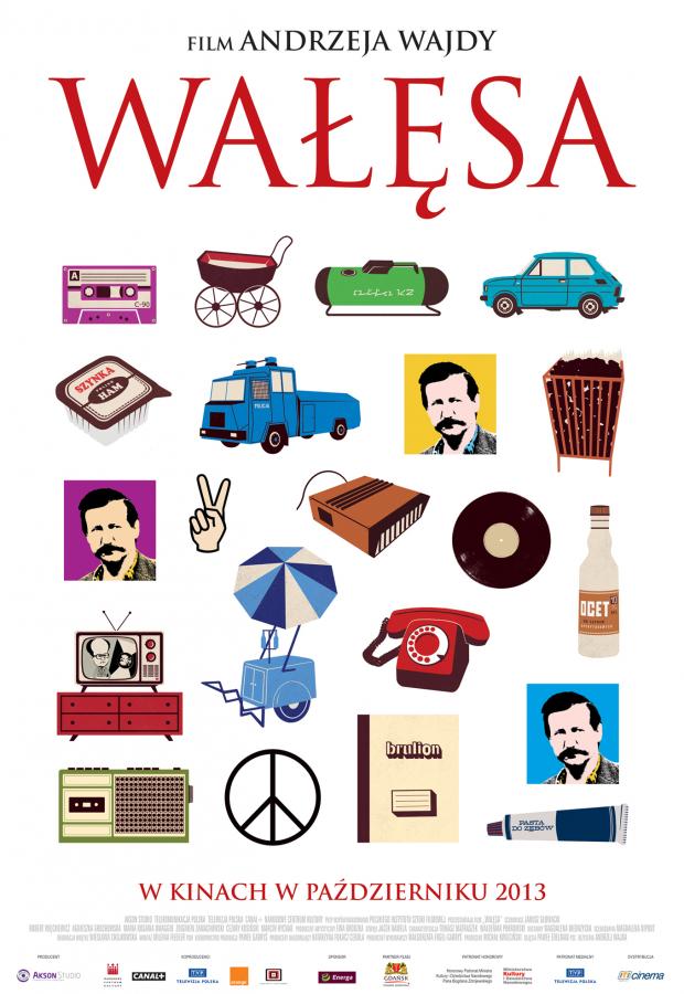 Plakat teaserowy filmu "Wałęsa"