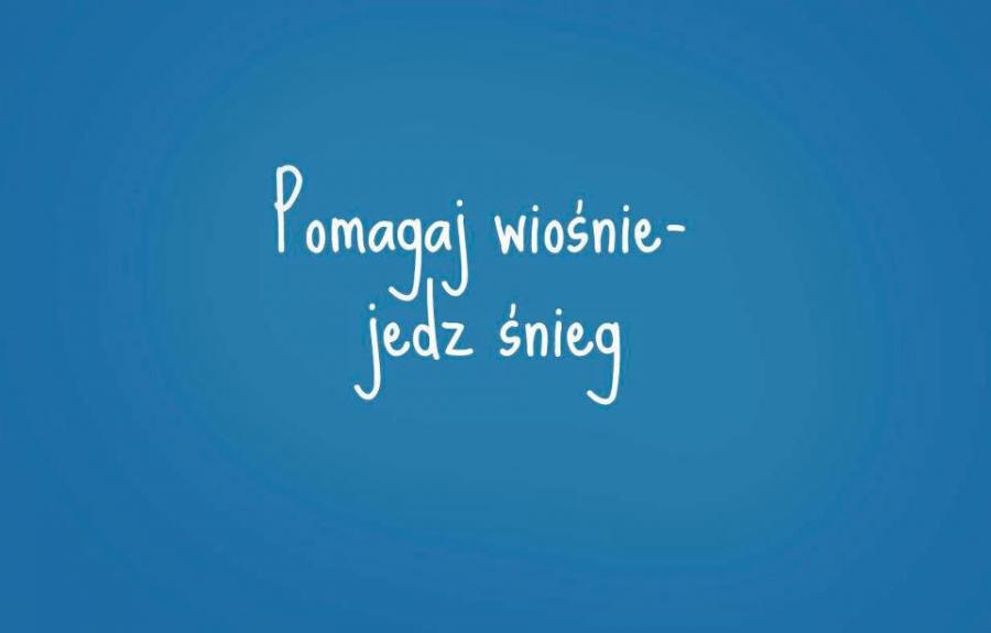 Internet przegania zimę dowcipem