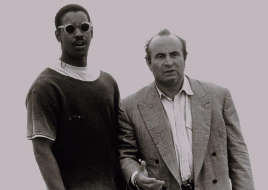 Denzel Washington i Bob Hoskins w filmie "Związek przeszczepionych serc" (1990)