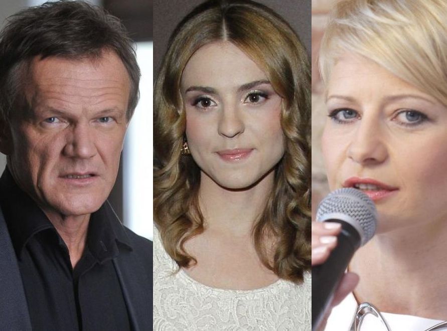 Cezary Pazura, Kasia Tusk, Małgorzata Kożuchowska