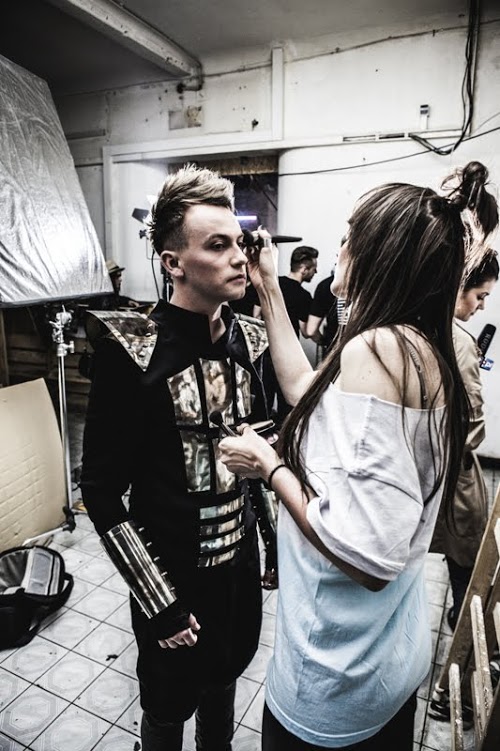 ARO Kłusowski na planie klipu do piosenki "Podpalimy miasta"