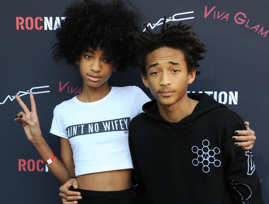 Jaden Smith (z siostrą Willow)