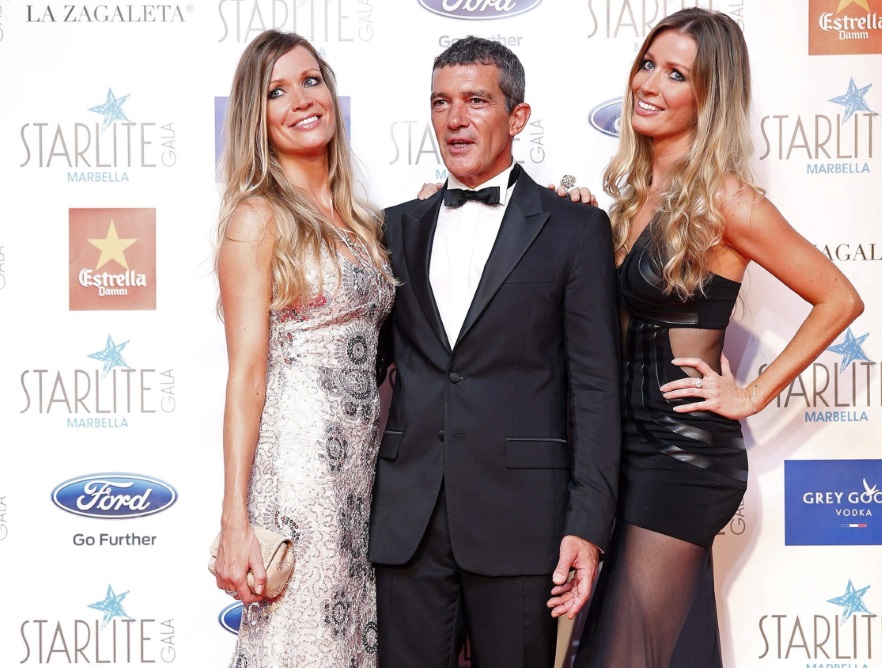 Nicole Kimpel, Antonio Banderas i Barbara Kimpel