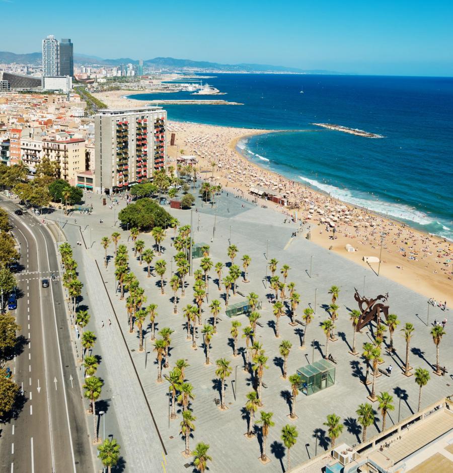 Barcelona - plaża Barceloneta