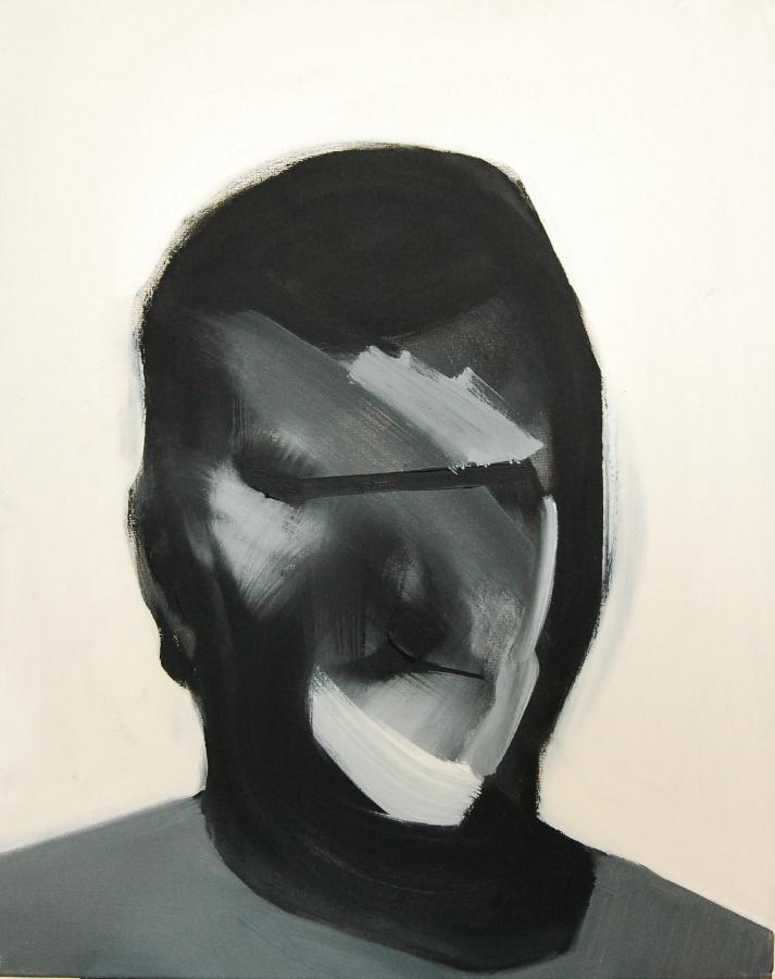 "Szkice do portretu 8", Cezary Bednarczyk, olej na płótnie, 50x40 cm