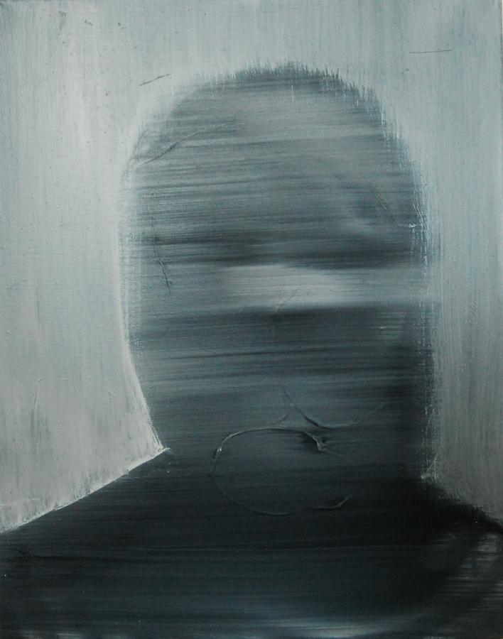 "Szkice do portretu 25", Cezary Bednarczyk, olej na płótnie, 50x40 cm