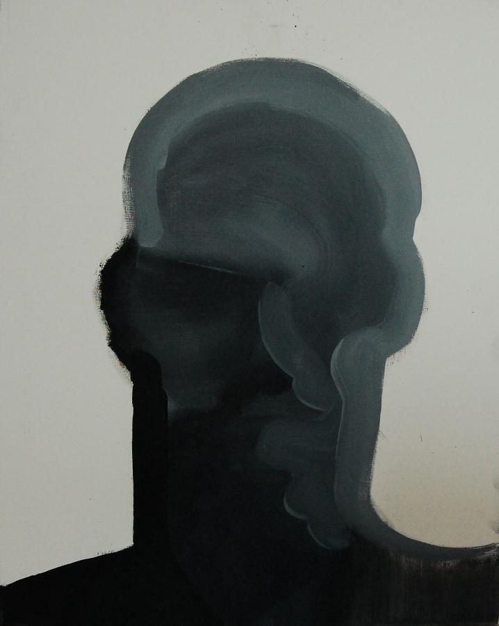 "Szkice do portretu 26", Cezary Bednarczyk, olej na płótnie, 50x40 cm