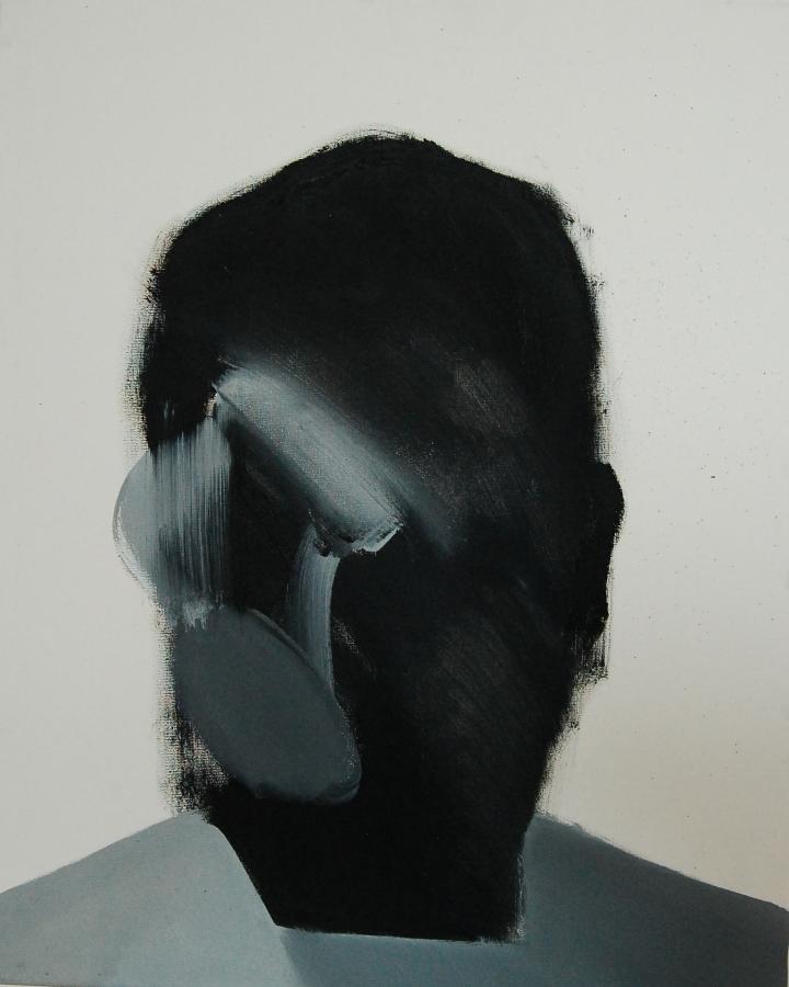 "Szkice do portretu 28", Cezary Bednarczyk, olej na płótnie, 50x40 cm