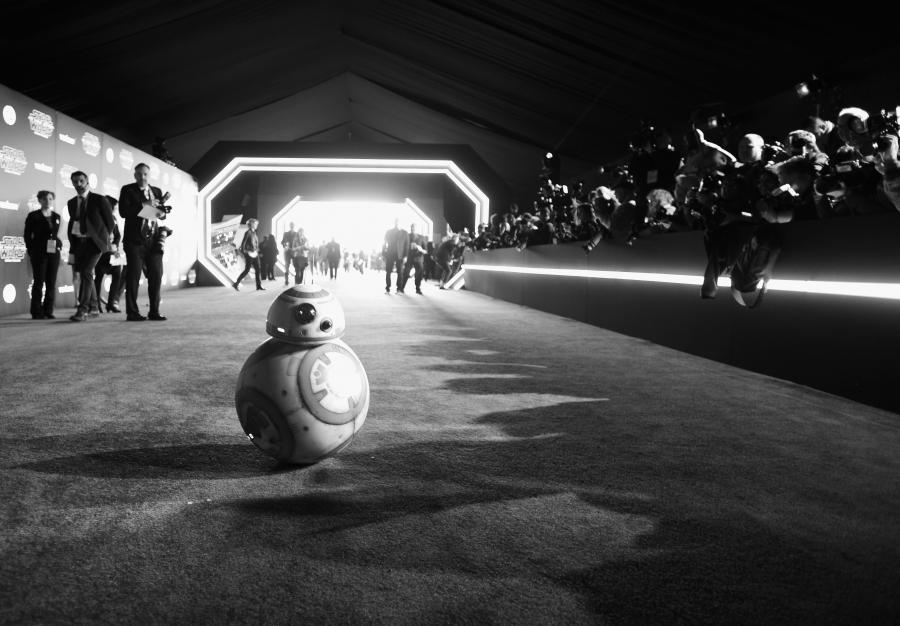 BB8 premierze "Gwiezdnych wojen"