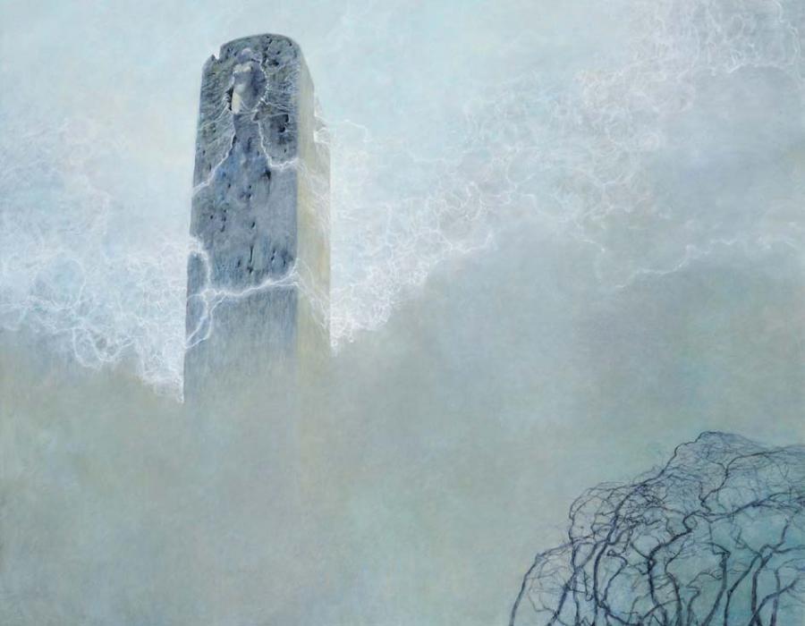L9, 2003, olej, 73 x 92 cm