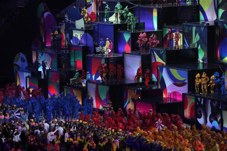 Igrzyska w Rio de Janeiro rozpoczęte. Znicz zapalił były maratończyk Vanderlei de Lima