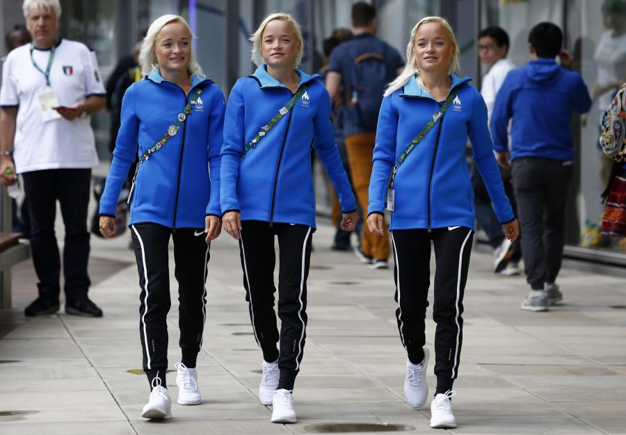 Siostry Liina, Lily i Leila Luik wystartowały w maratonie, ale żadna z nich nie zdobyła medalu