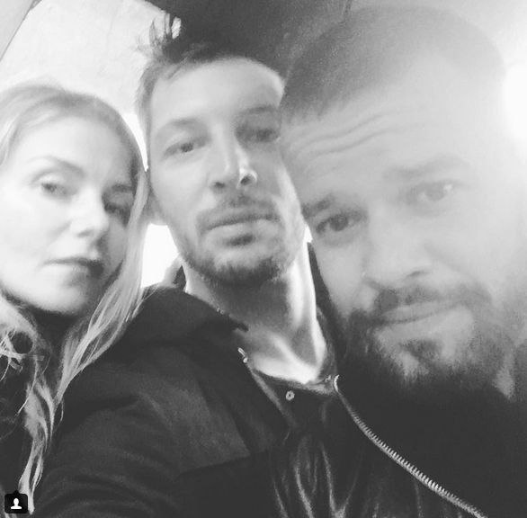 Michał Piróg, Leszek Stanek i Ewa Szabatin na "czarnym proteście"