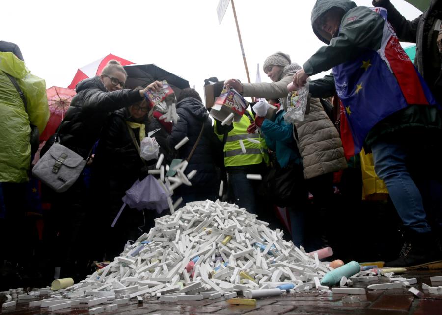 Protest nauczycieli