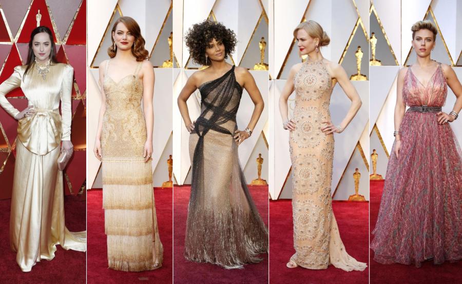 Dacota Johnson, Emma Stone, Halle Berry, Nicole Kidman, Scarlett Johansson